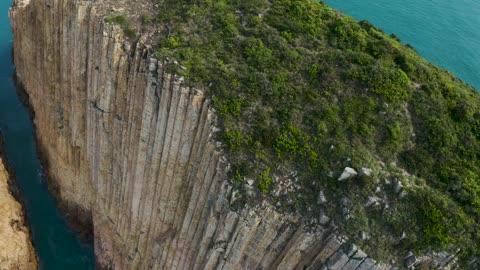 cliff view sea natural