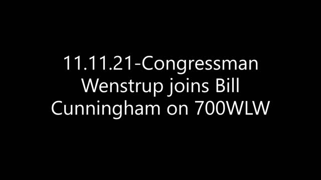 Wenstrup joins Bill Cunningham on 700WLW for a conversation on Veterans Day