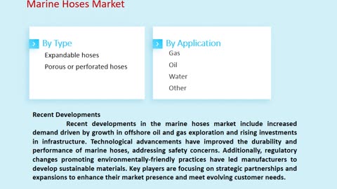 Marine Hoses Market: Insights and Forecast to 2033 | Market Strides