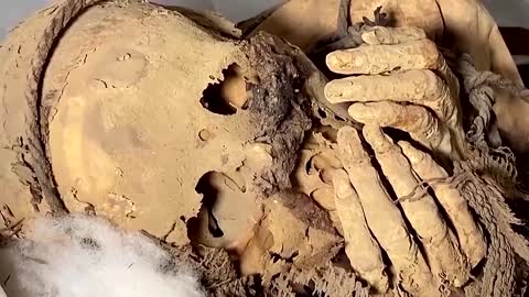 Peru - experts has found a mummy estimated to be at least 800 years