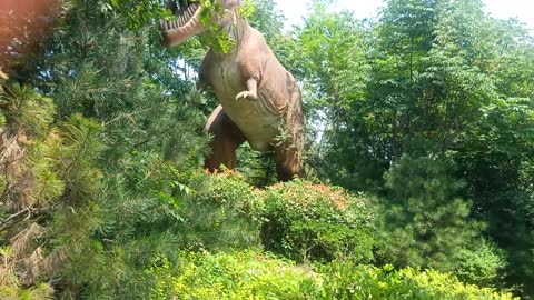 This big tyrannosaurus is so fierce