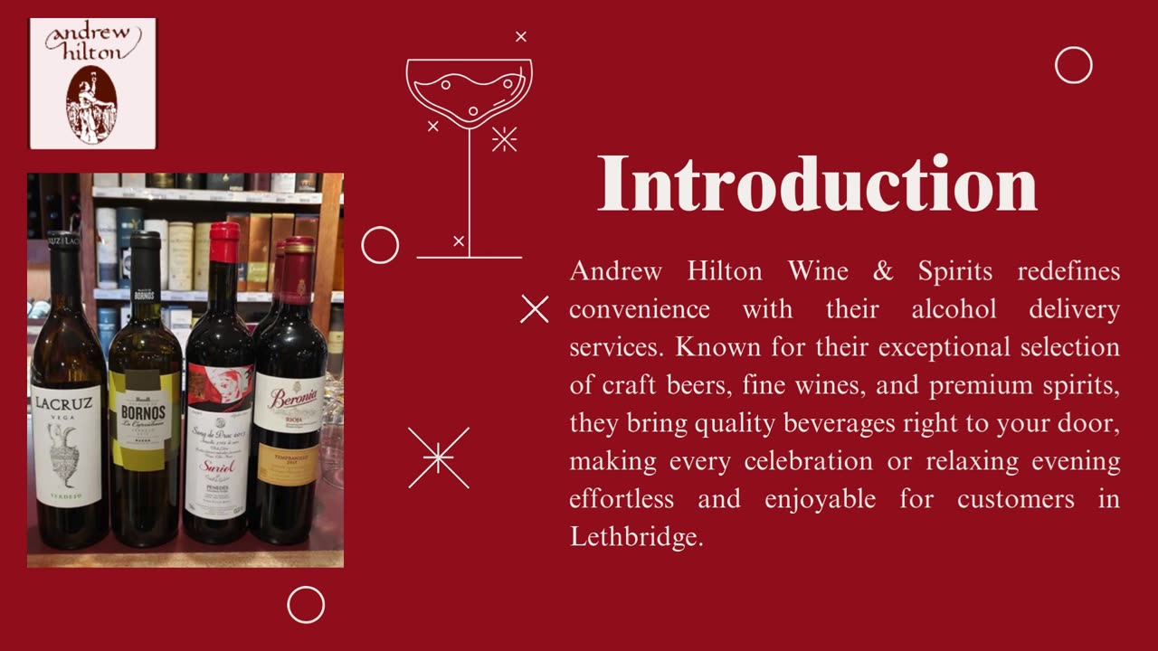 Andrew Hilton Wine & Spirits: Your Go-To for Liquor Delivery Partner in Lethbridge