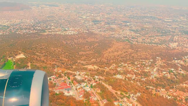 Amazing view from aeroplane.