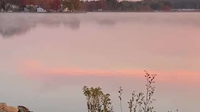 Fall Morning Lake Tiogue