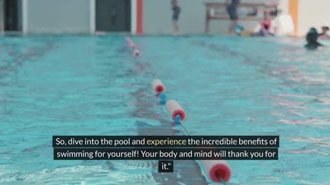 The benefits of swimming