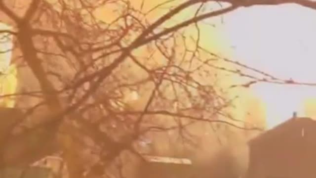 Missile strike on Kyiv