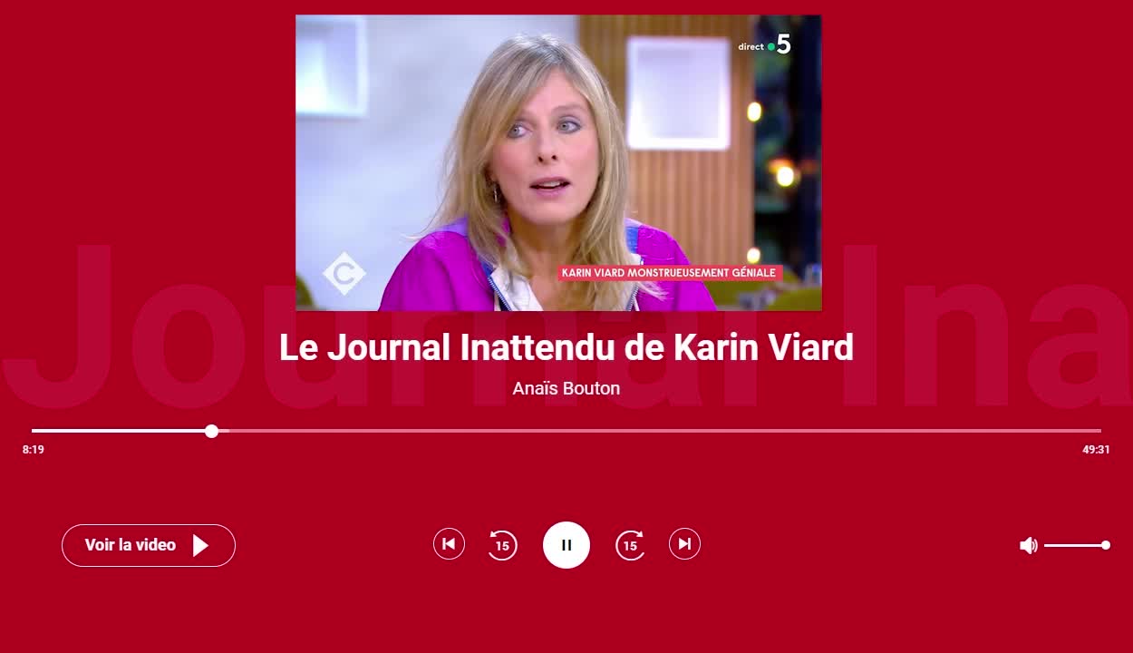 Karin Viard : "Ceux qui ne veulent pas se vacciner, s’ils ont le Covid. Qu'ils se débrouillent"