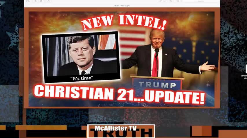 MCALLISTER TV 8/10/22 - CHRISTIAN 21 UNSEEN INTEL! BARRON TRUMP! SATANIC TABLES! MAR A LAGO!