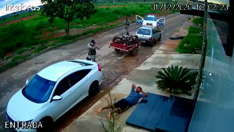 House burglary in progress