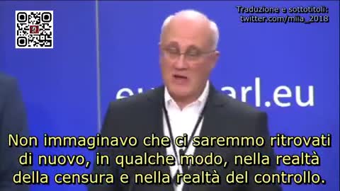 EUROPARLAMENTARE LITUANO: NON IMMAGINAVO CHE CI SAREMMO RITROVATI DI NUOVO NELLA CENSURA