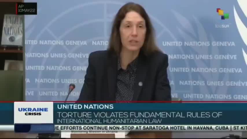 UN receives reports of torture of Russian POW by Ukrainian troops.