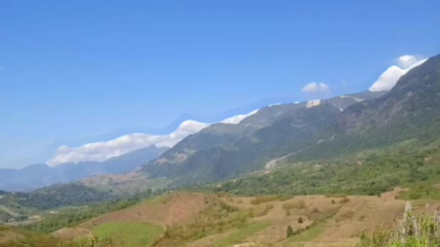 high mountain countryside and forest