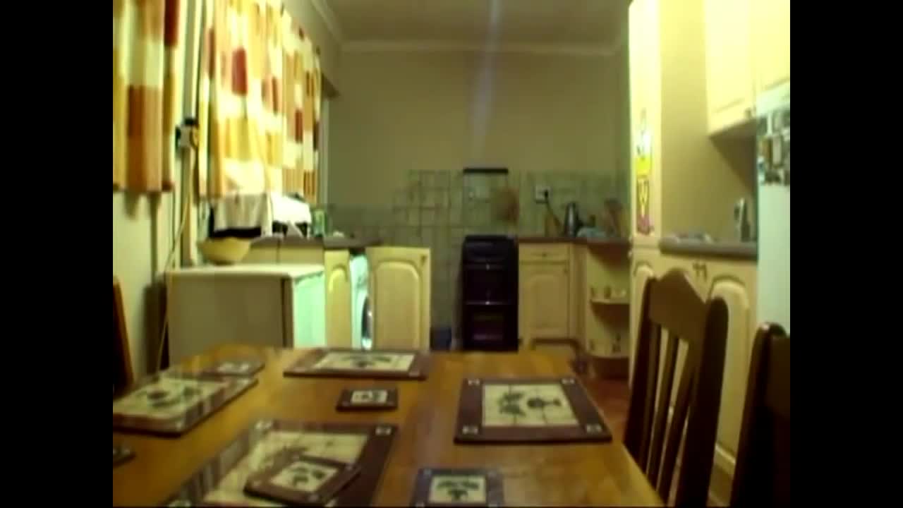 Angry Poltergeist wreck havoc in kitchen