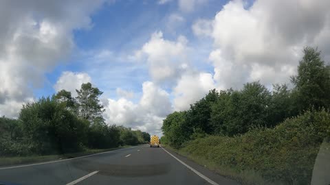 Driving from Southmpton to Dorset. Jurassic coast.