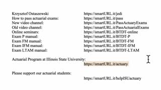 Exam IFM exercise for April 17, 2021