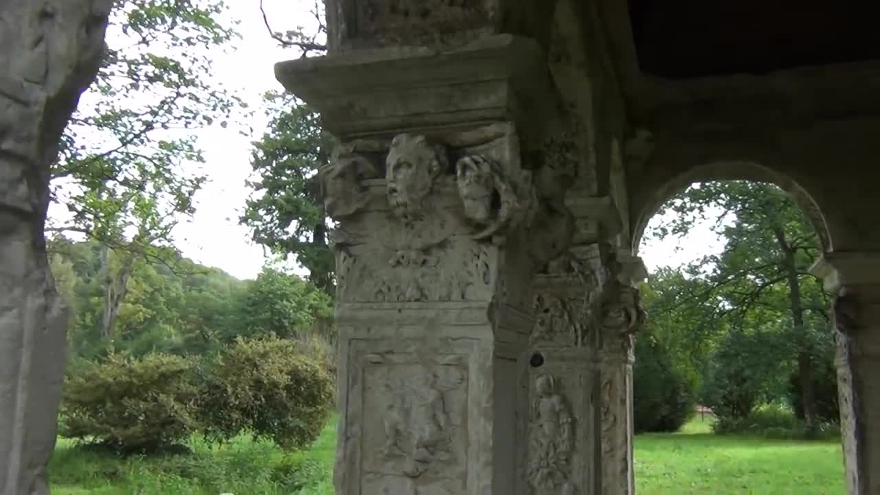 Creepy Rothschild Castle with Satanic Symbols in Elite Rambouillet Forest France