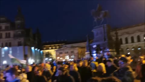FREEDOM DAY - Dresden, 30 10 2021, Theaterplatz - Rede Dr. Gerlind Läger