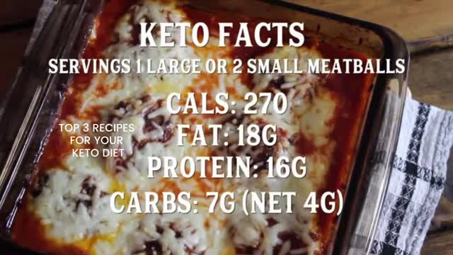 TOP 3 Recipes for your keto diet -