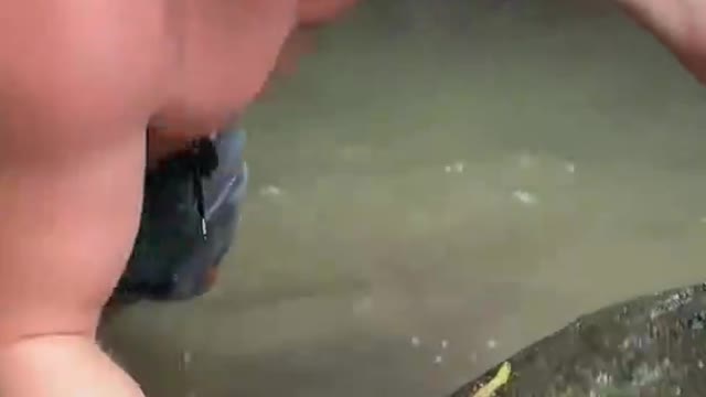 Waterfall Trash Pickup Takes a SP00ky Turn
