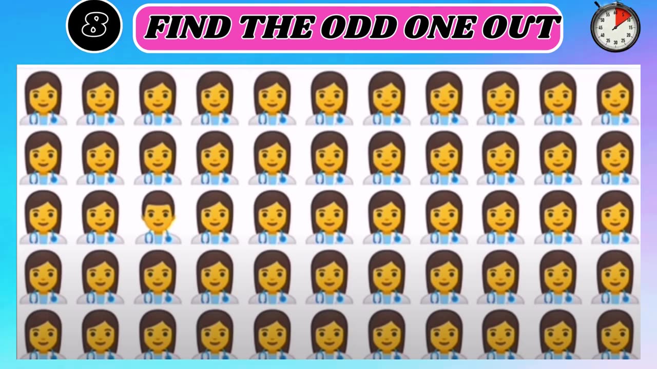 Emoji Challenge: Find the Odd Emoji Out