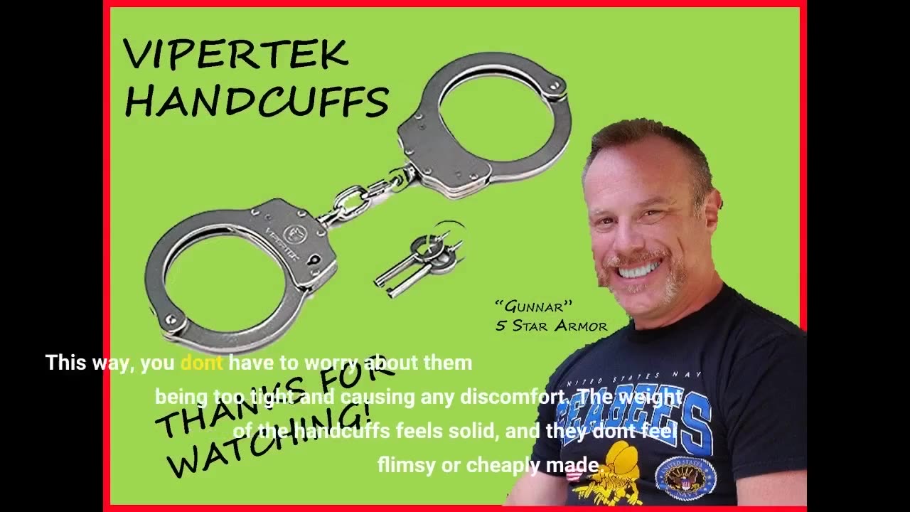 Customer Feedback: VIPERTEK Double Lock Steel Police Edition Professional Grade Handcuffs (Blac...