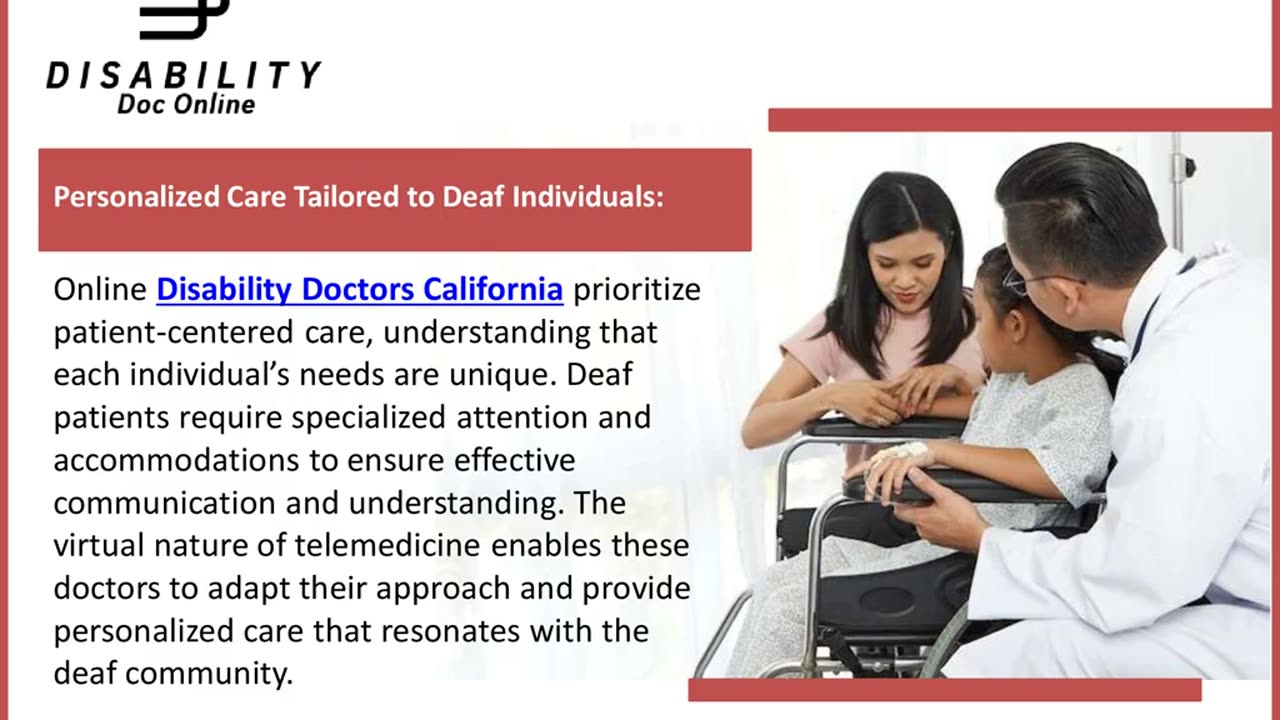 How Can Online Disability Doctors California Help Deaf People?