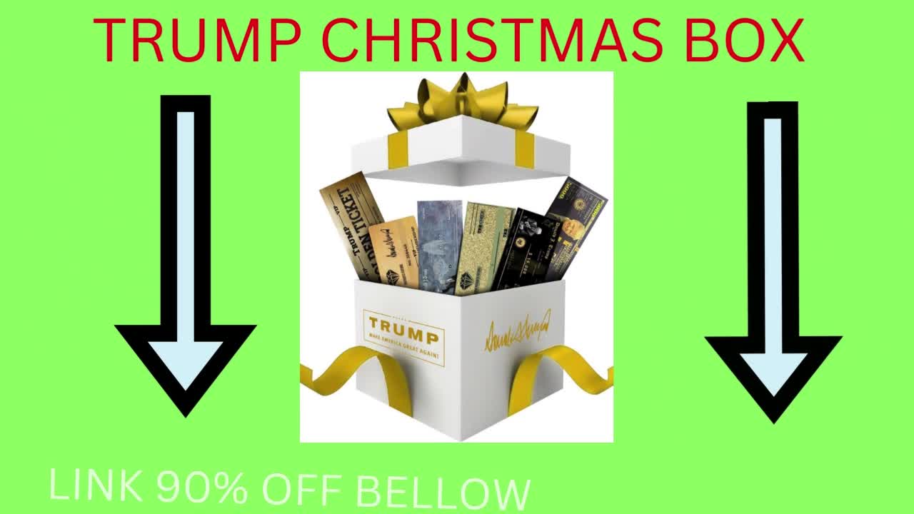 TRUMP CHRISTMAS BOX,TRUMP CHRISTMAS BOX REVIEW.