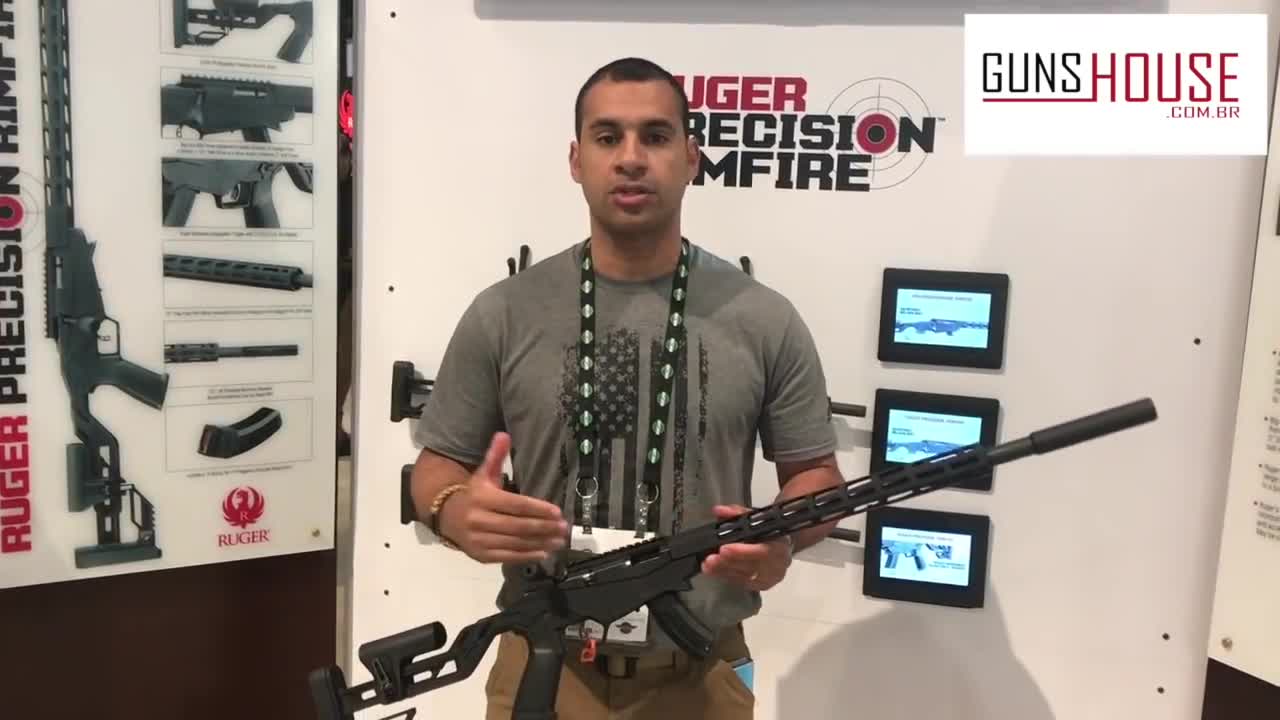 Ruger Precision 22lr no Brasil, COMBO de 2 unidades R$ 16.999