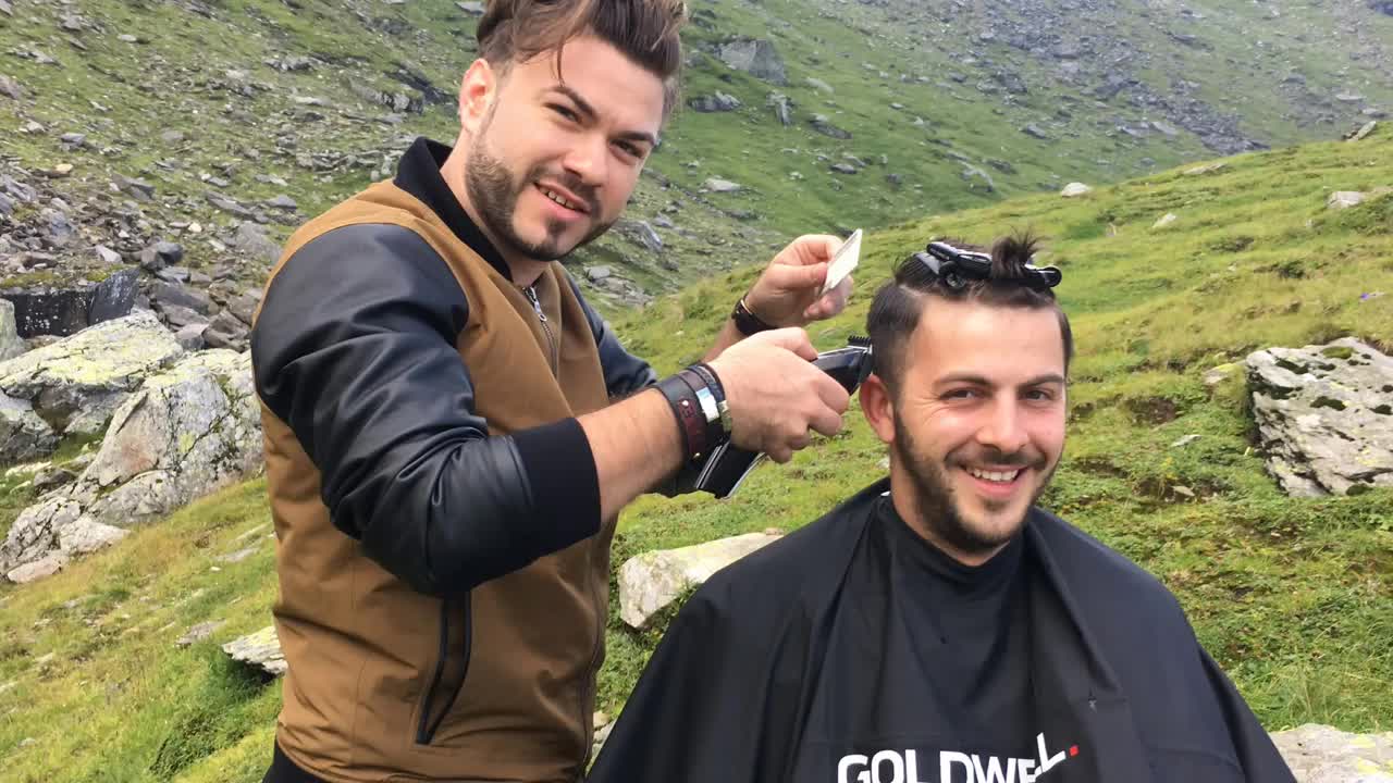 Men Haircut - Men's Hairstyle -Outdoor - Nature- Landscape