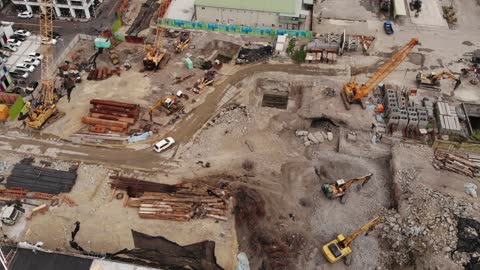 Kaohsiung Station 高雄車站 under construction [episode 01] 🇹🇼 (2020-03) {aerial}