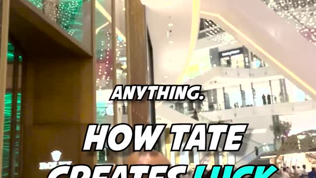 Tate On How He Creates Luck 🍀 Lifehack