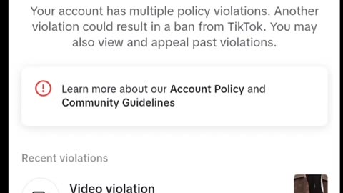 POV your TikTok account is about to be banned! 🚫