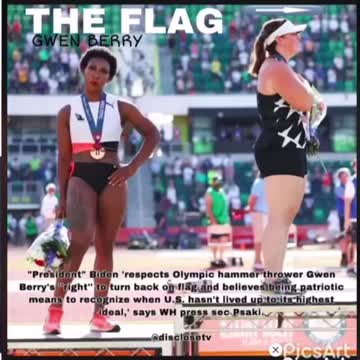 Gwen Berry disgraces 🇺🇸