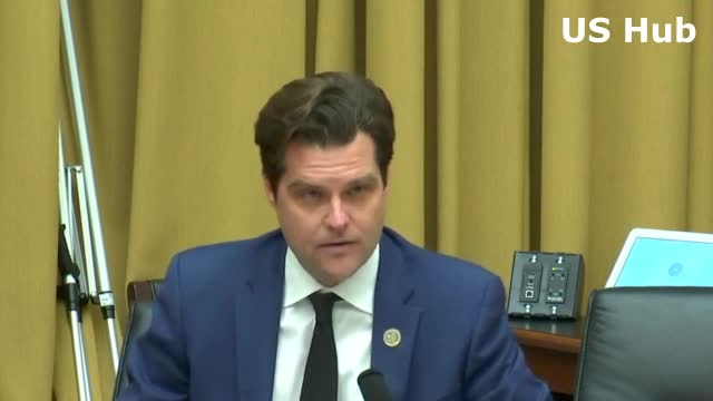 Matt Gaetz: 'A House Democrat Chairman Did Something That Was Explicitly And Undeniably Racist'