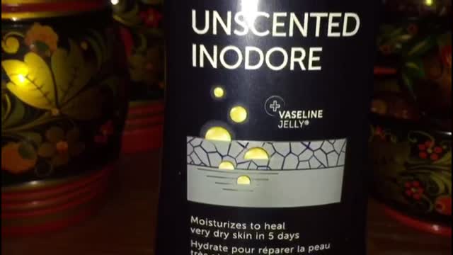 Vaseline Unscented Inodore - For Men