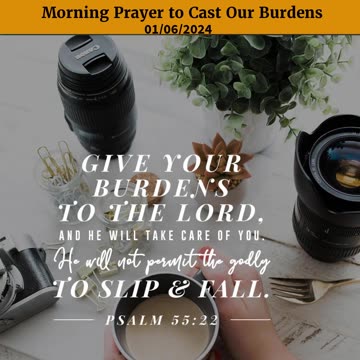 Morning Prayer to Cast Our Burdens #youtubeshorts #jesus #grace #mercy #faith #blessed #fyp #trust