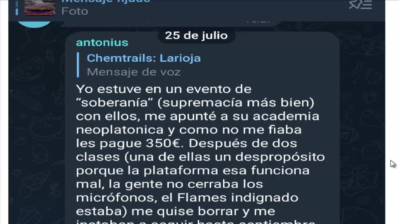 25ago2022 SOBERANIA 34 · Enrique Flames Tienda Juan Ramon Garcia Bernabeu Los hermanos Barea Iru Landucci Inma Q Sigifredo · Chemtrails La Rioja || RESISTANCE ...-