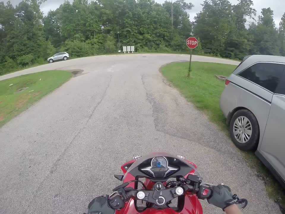 Motorcycle ride gopro