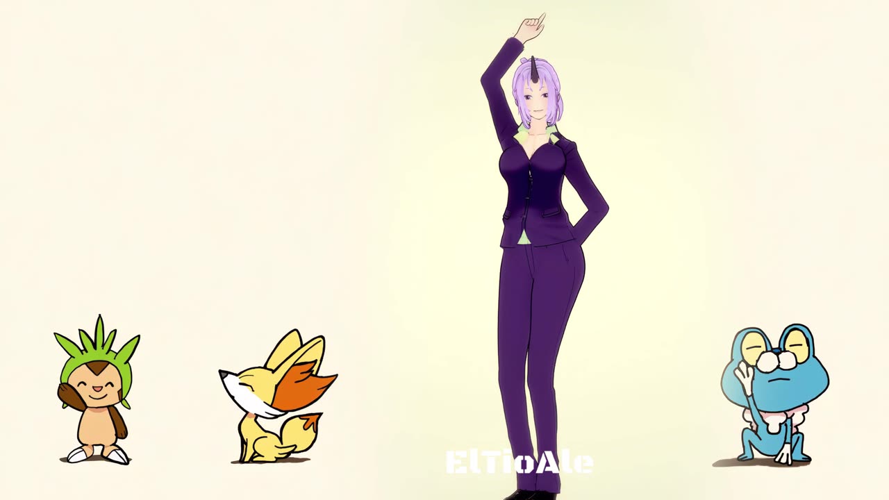 Shion Tensura Pokémon dancing POKÉDANCE #mmd #Shion #Tensura