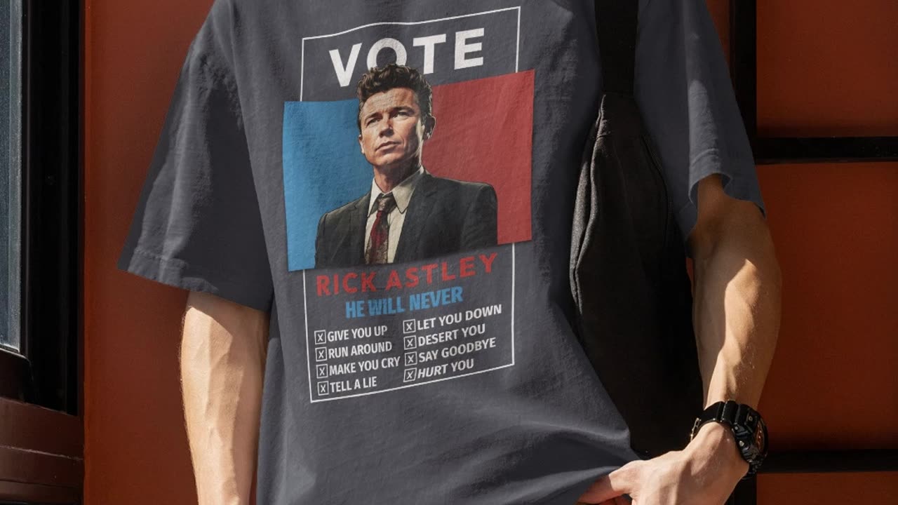 Vote Rick Astley Tee | OUT NOW!