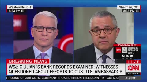 CNN's Jeffrey Toobin: Giuliani has not been charged with crime