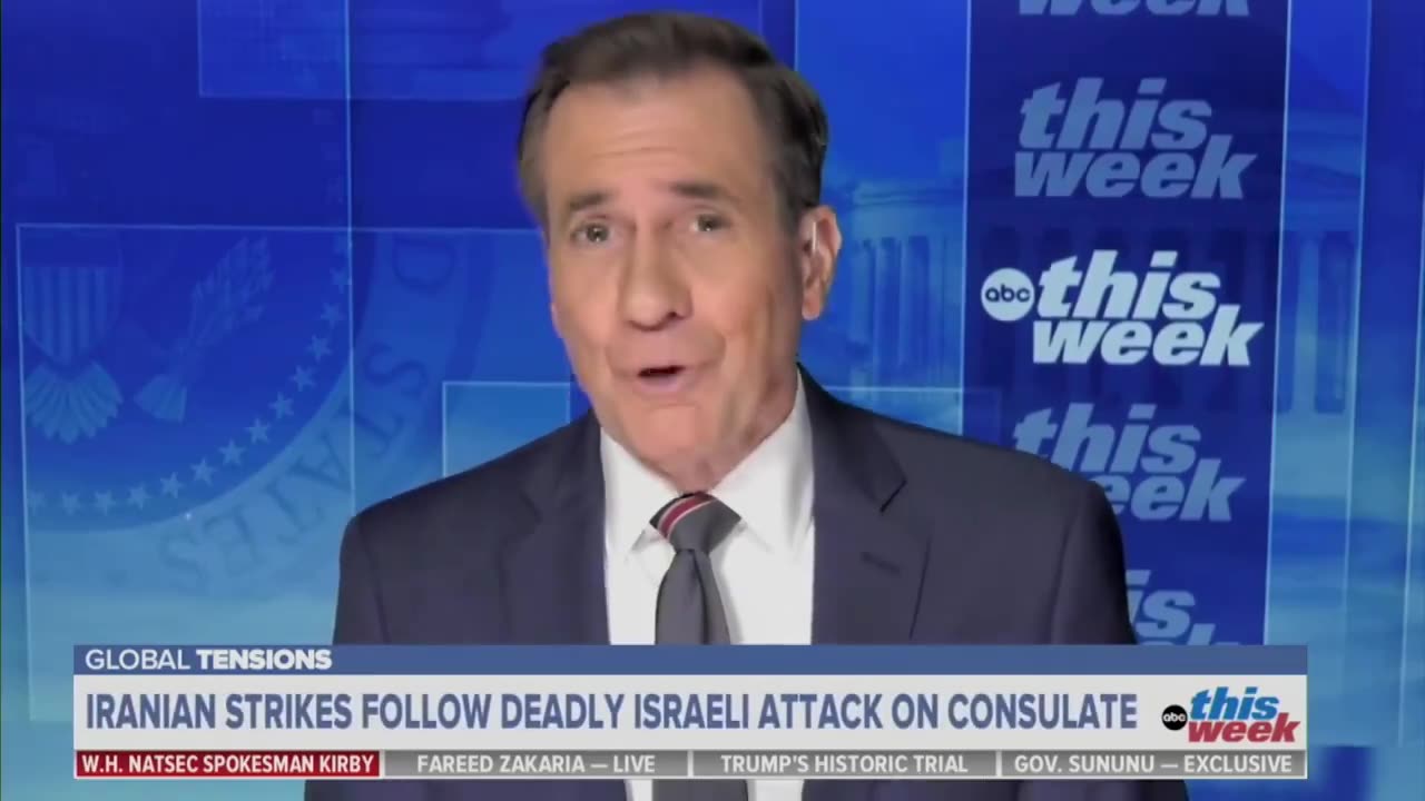 USA: ABC to John Kirby on Iran retaliate: What does that tell you?