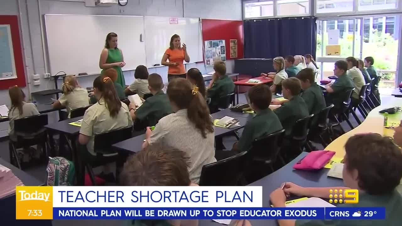 Nationwide plan to combat nationwide teacher shortage crisis