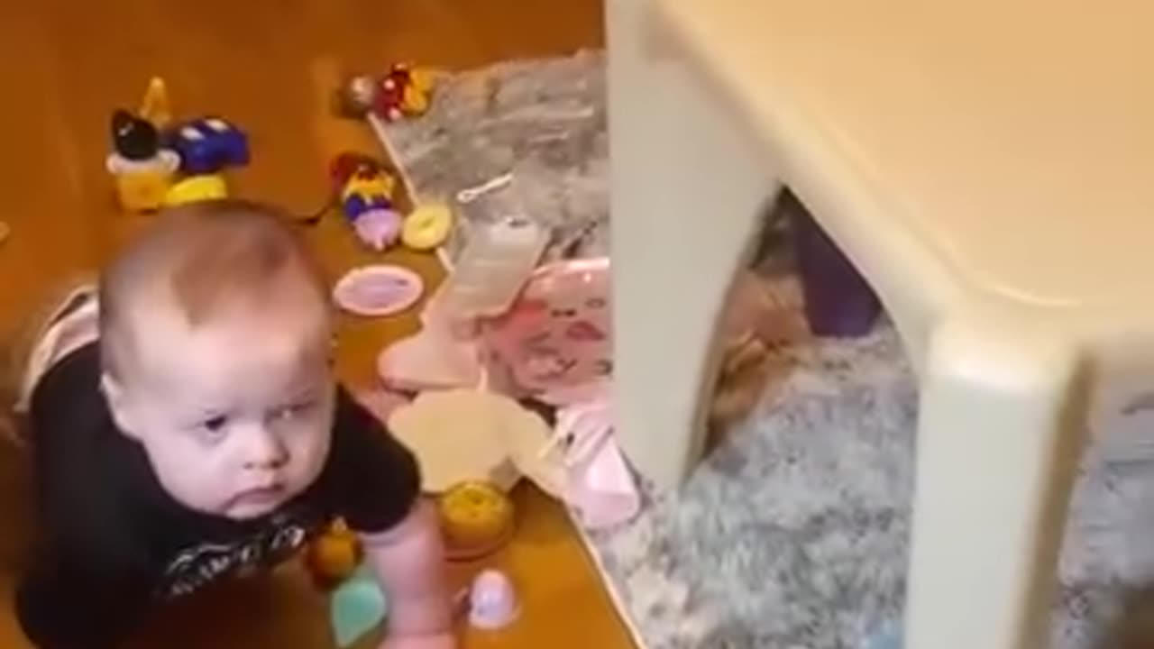 Angry baby just did it!