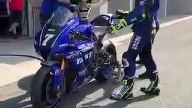 Fast enough 😱😍Best Yamaha R1M MotoGP bike 😍viral bike video