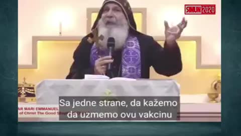 Australian Bishop what he conveys to his people.