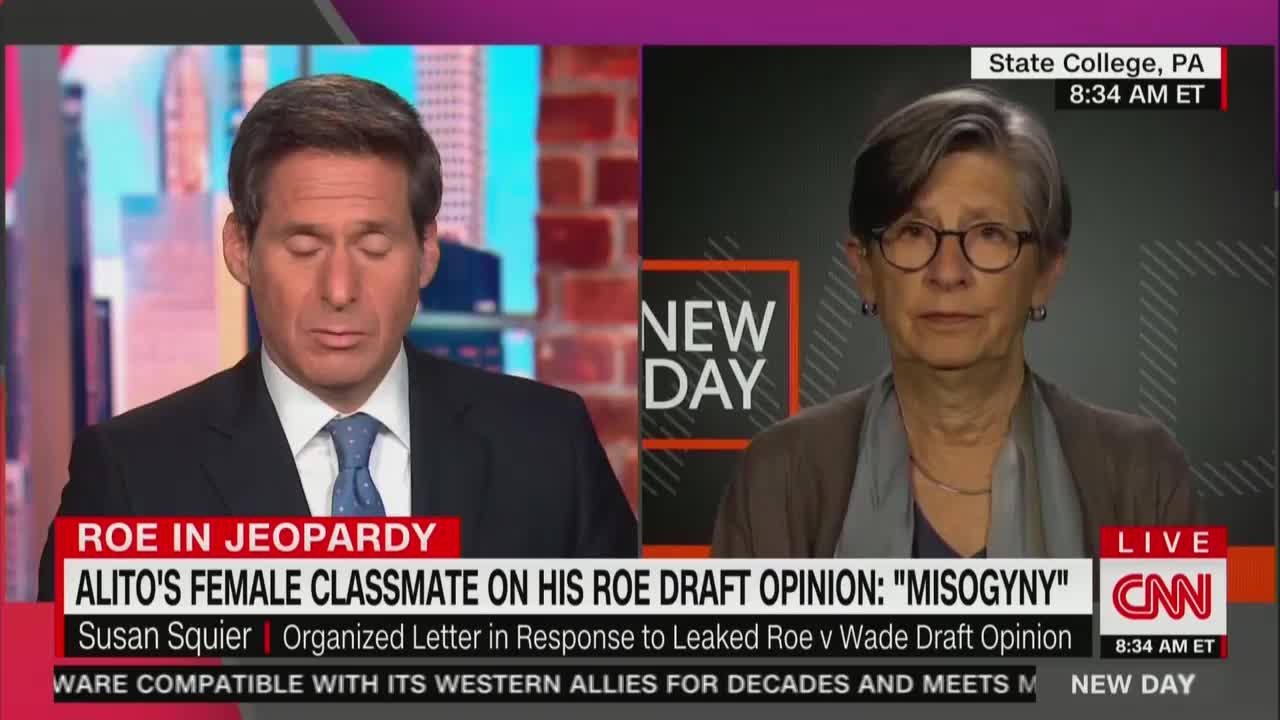 CNN Randomly Brings on a Princeton Classmate of Justice Alito to Trash His Leaked Roe Draft