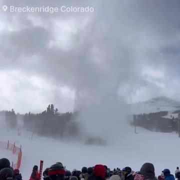 🚨WATCH: Incredible footage of a rare Snownado Hitting the Slopes at Breckenridge Ski Resort