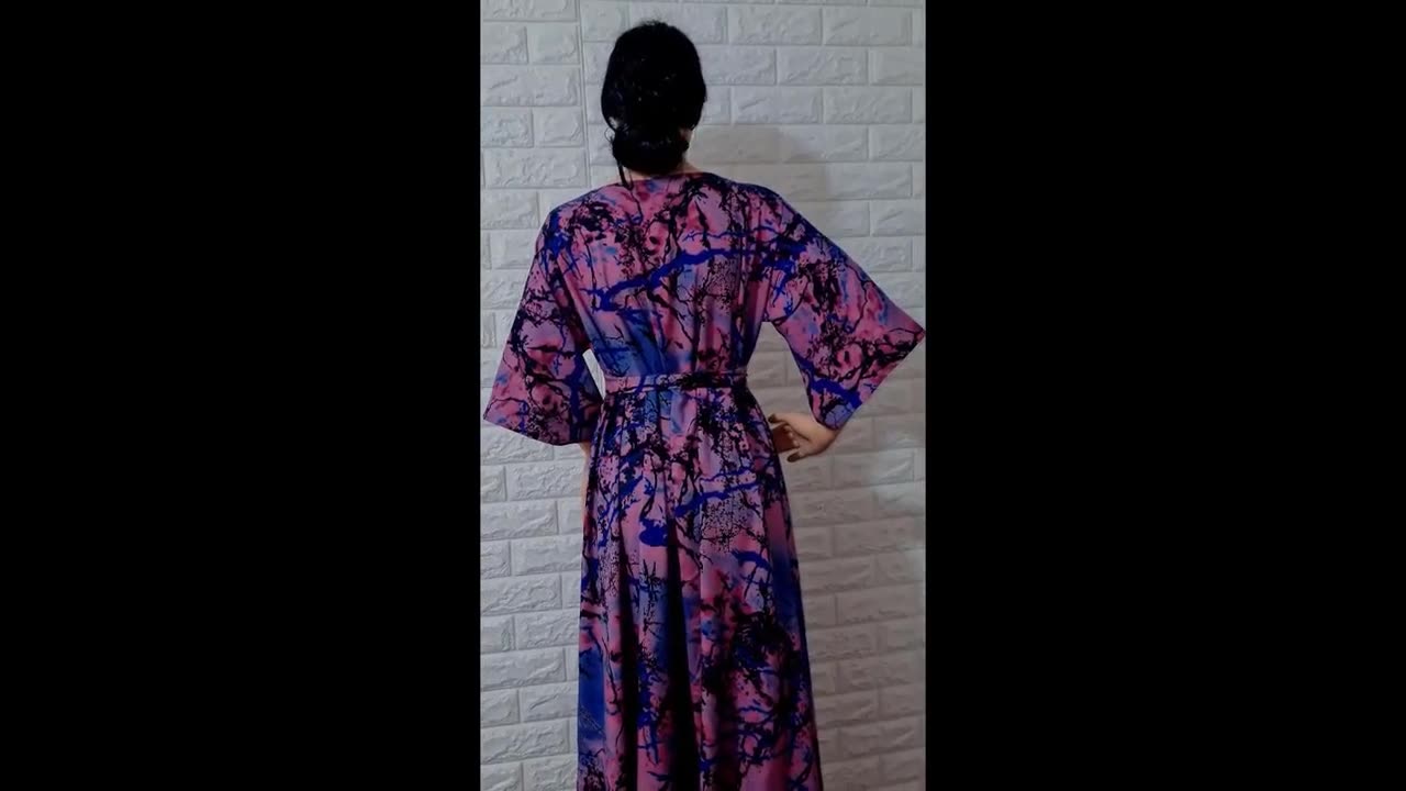 cut and sew a beautiful dress in the easiest way