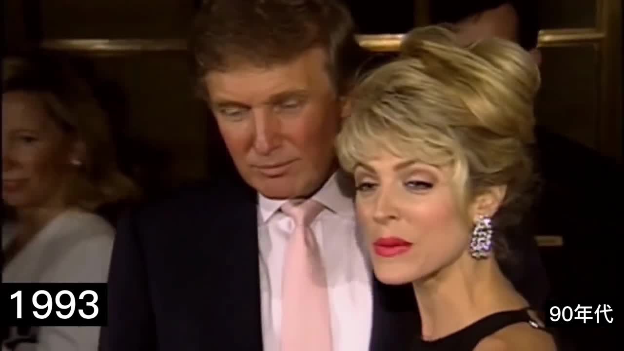 A young Donald Trump and his wife 3